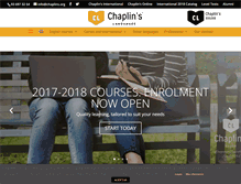 Tablet Screenshot of chaplins.org